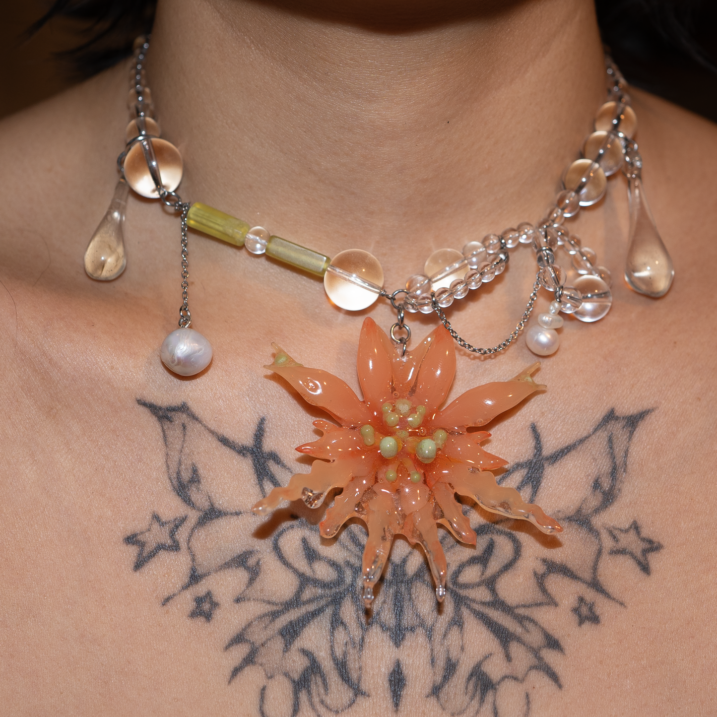 Soft Spine Bloom Necklace