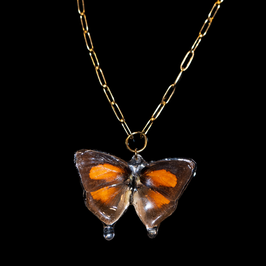 Amber Wings Necklace
