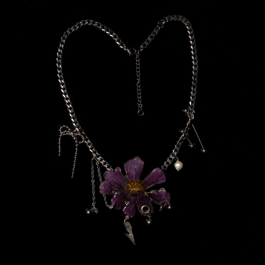 Purple Cosmo Necklace