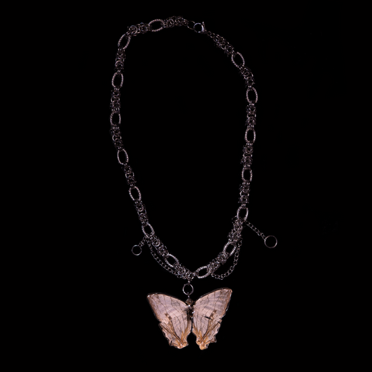 Hardware Moth Necklace