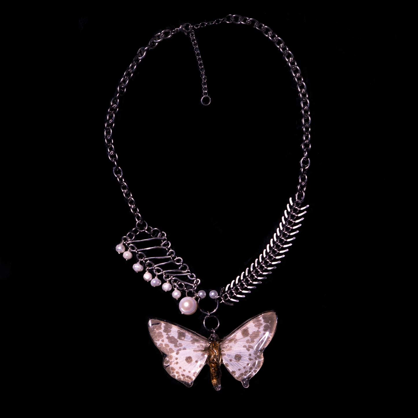 Fishtail Moth Necklace