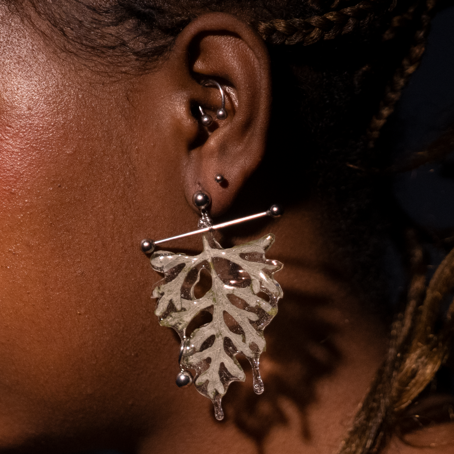 Leaf Stud Earrings