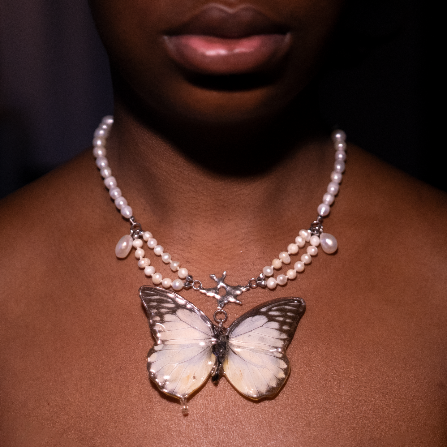 Storm Butterfly Choker