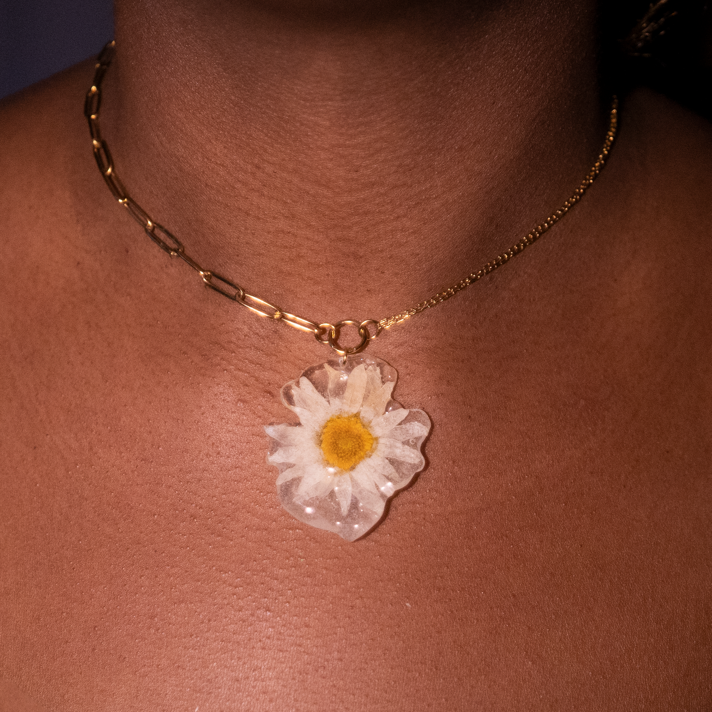 Golden Daisy Necklace