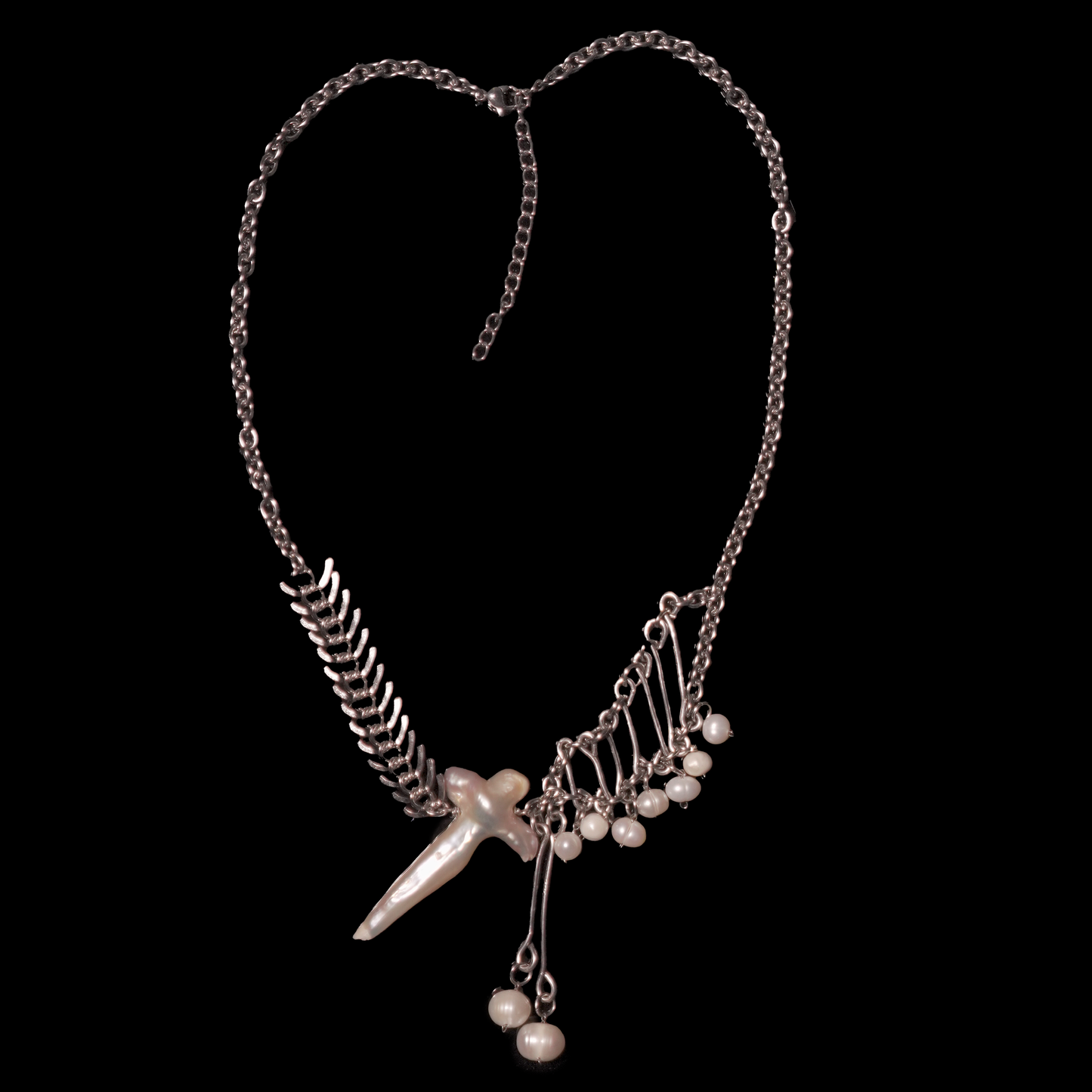 Fishtail Pearl Necklace