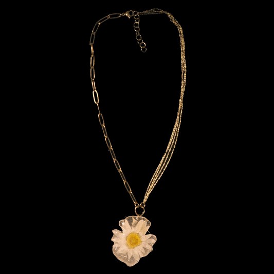 Golden Daisy Necklace