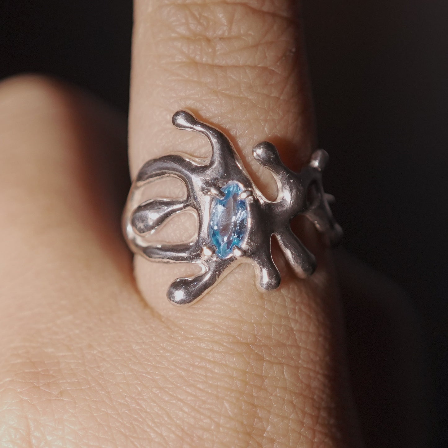 Reef Aqua Ring sz 8