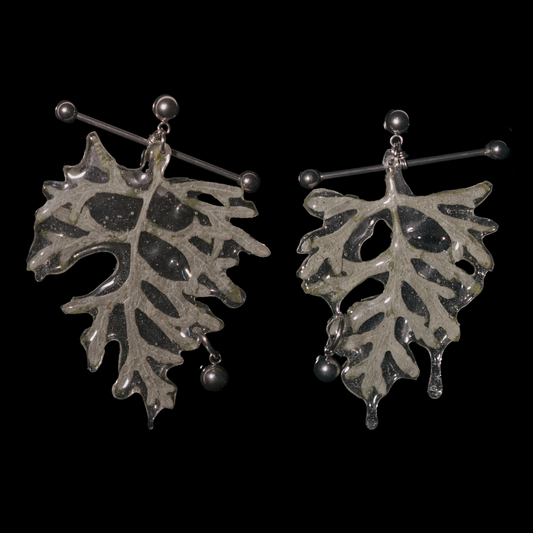 Leaf Stud Earrings