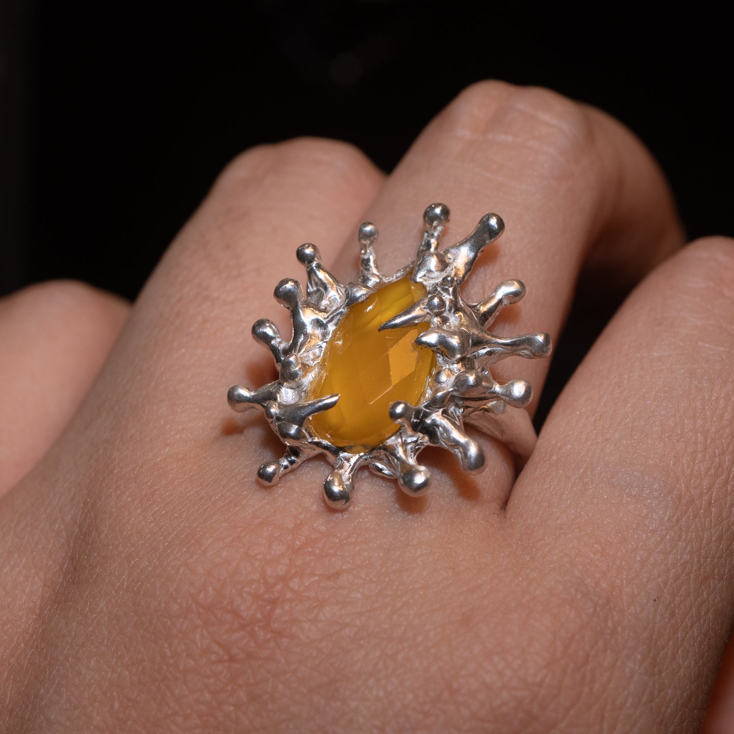 Solar Reef Ring sz 8.5