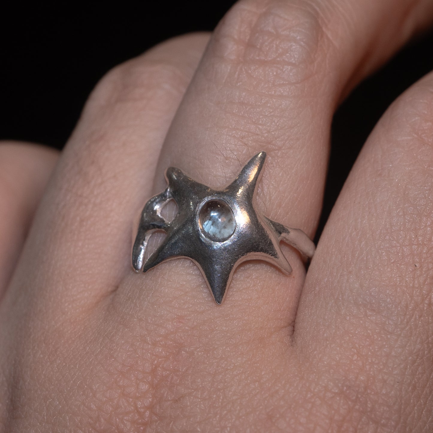 Aqua Star Ring II sz 8