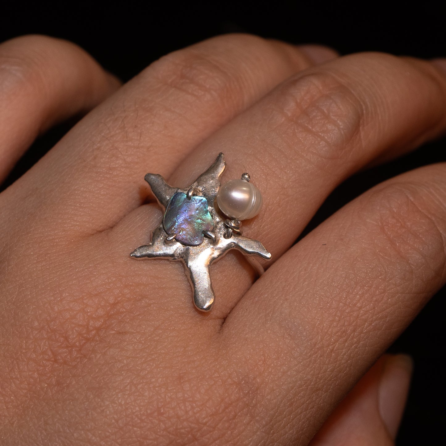 Ocean Star Ring sz 7.5