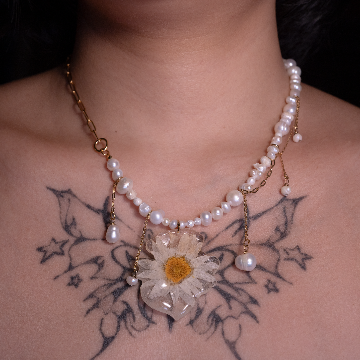 Pearl Petals Necklace