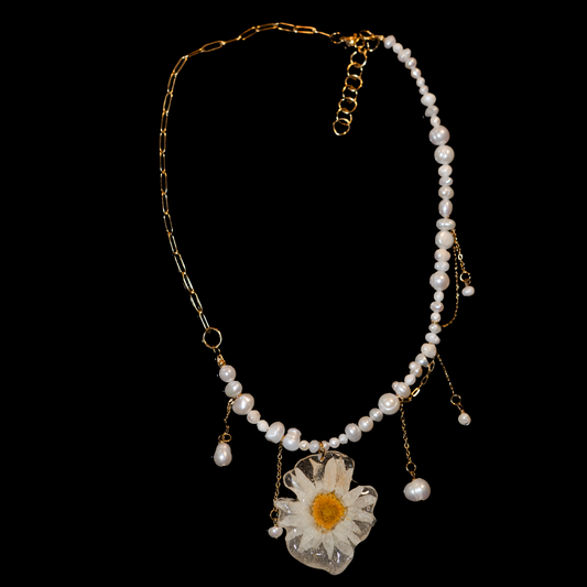 Pearl Petals Necklace