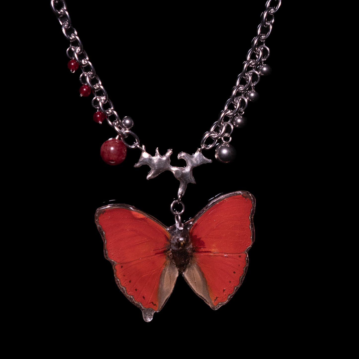 Red Spore Necklace