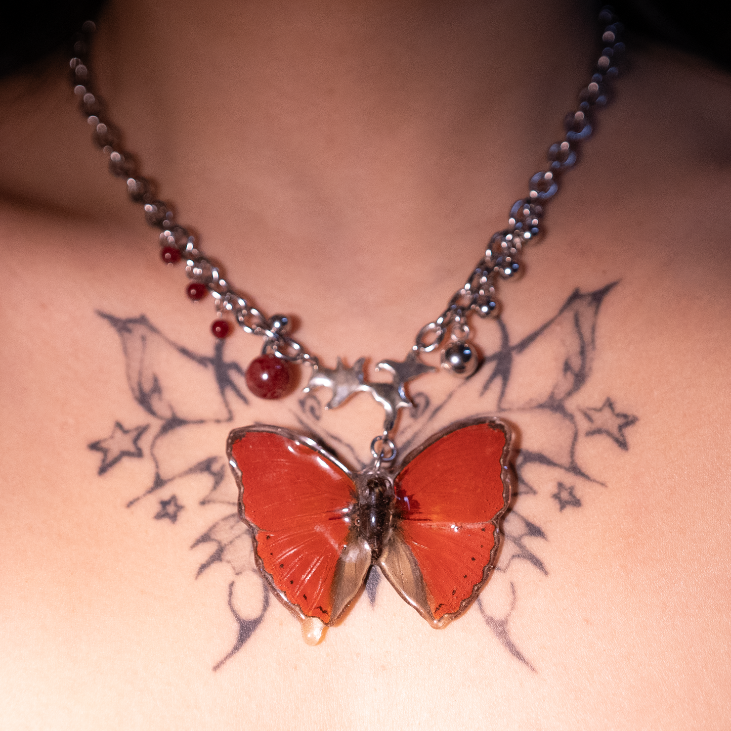 Red Spore Necklace