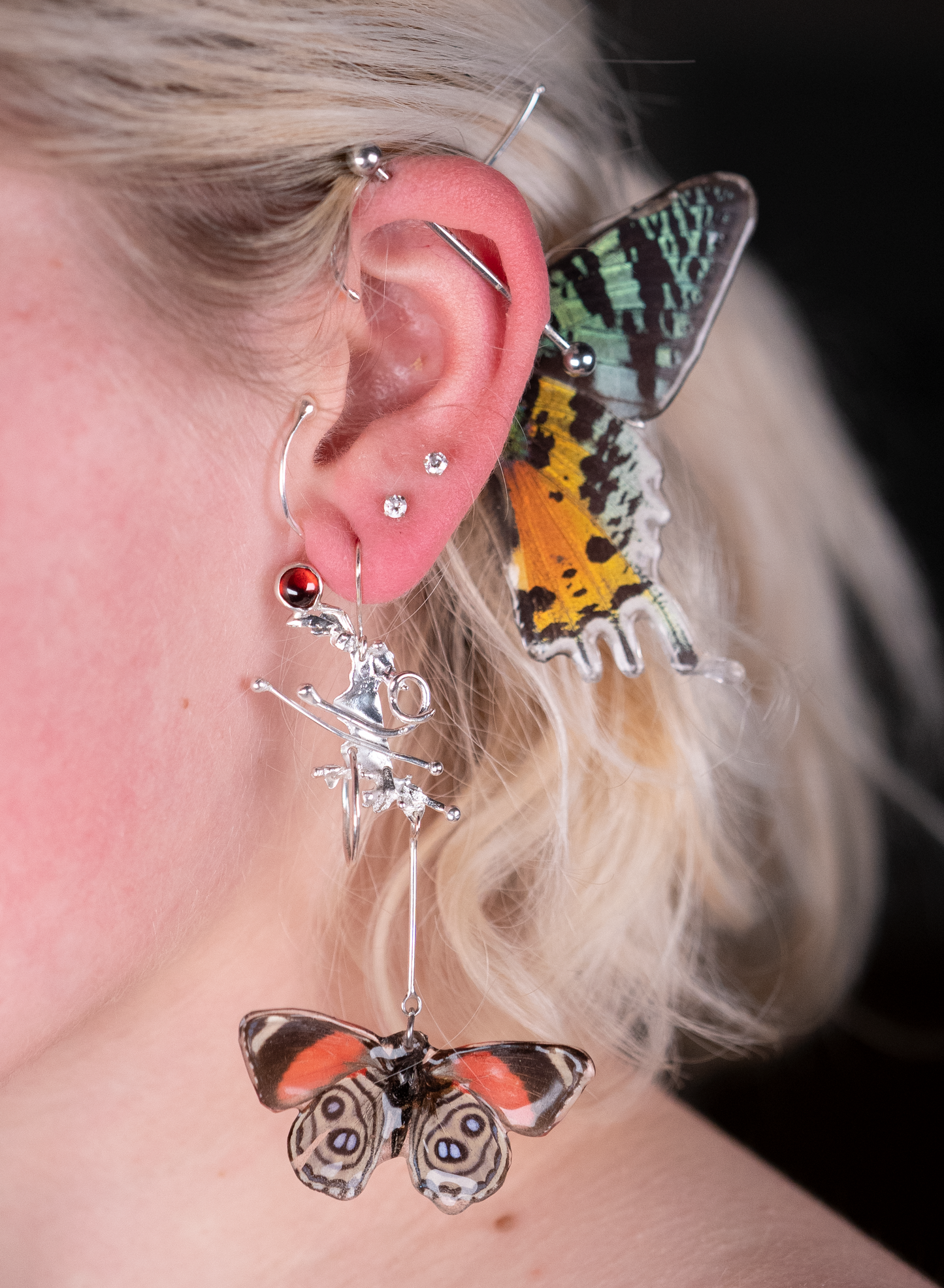 Sunset Moth Fae Ear Cuff