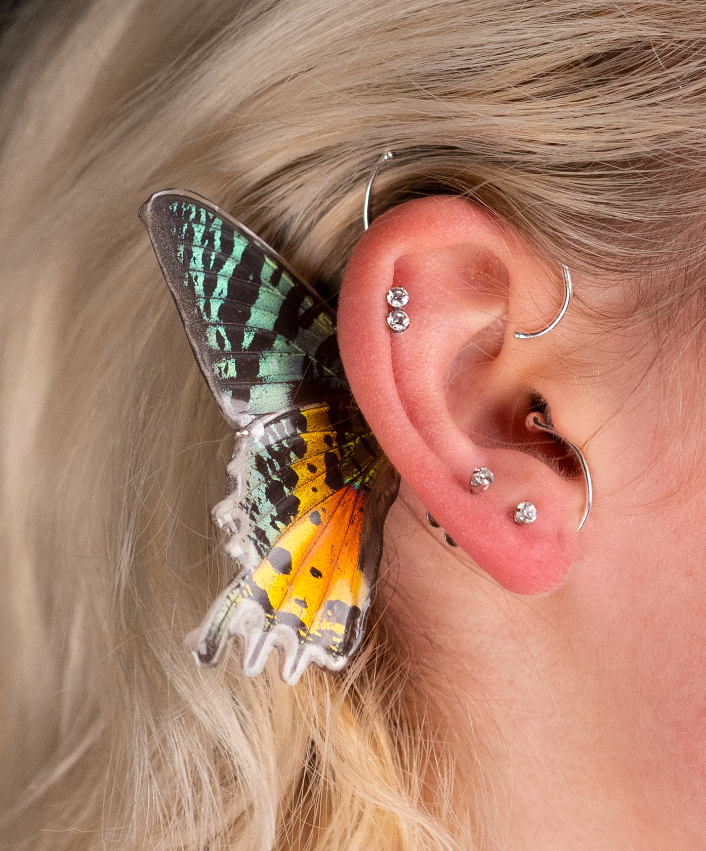 Sunset Moth Fae Ear Cuff